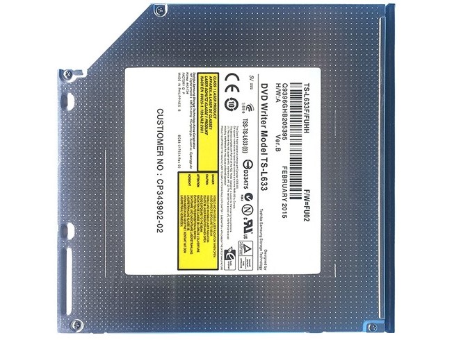 Toshiba Lenovo TS-L633 Internal 8XDVD RW DVD R DL SATA 12.7mm Drive