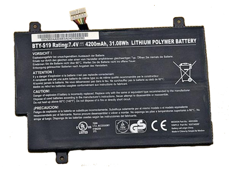 Batterie pour MSI BTY-S19
