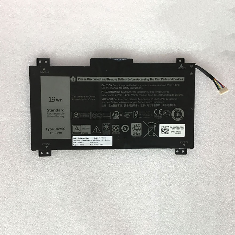 Batterie pour Dell 9KY50 4ICP3/40/72 Series