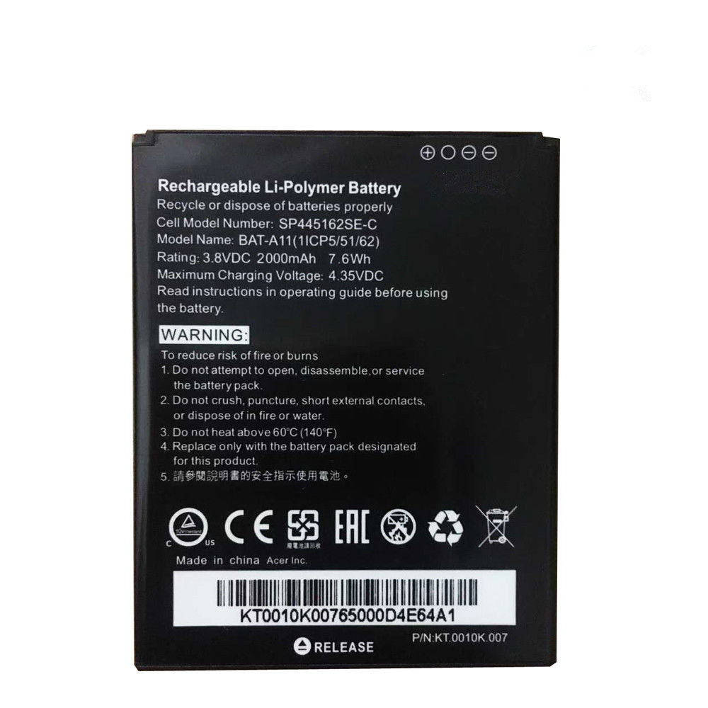 Batterie pour Acer Liquid Z410 Z330