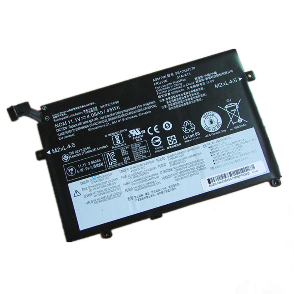 Batterie pour Lenovo Thinkpad E470 E470C E475 01AV412 SB10K97568