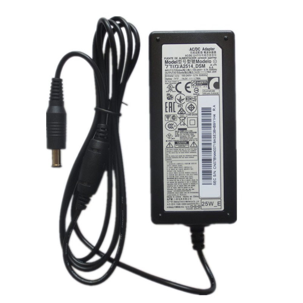 Batterie pour 100-240V  50-60Hz (for worldwide use) 1.79A/1.786A, 25W Samsung Led Monitor Power Supply caricabatterie