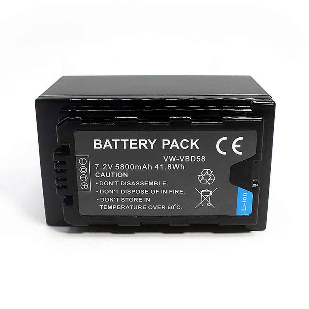 Batterie pour PANASONIC VW-VBD58