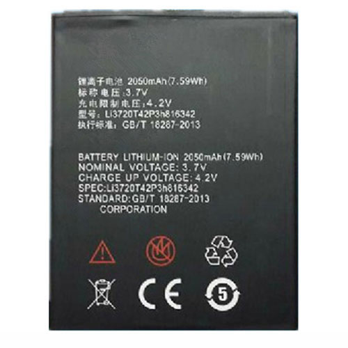 Batterie pour ZTE Li3720T42P3h816342