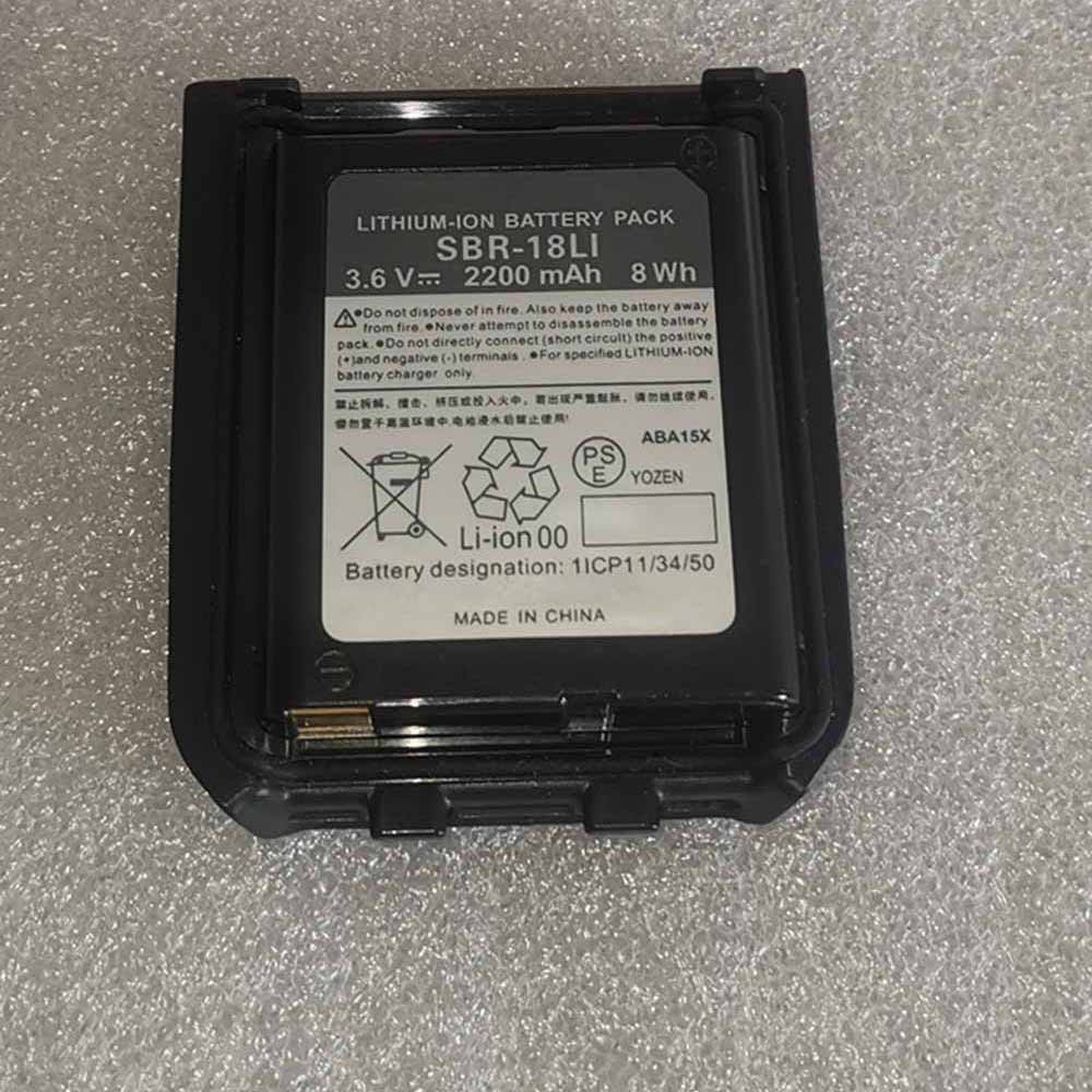 Batterie pour YAESU SBR-18LI