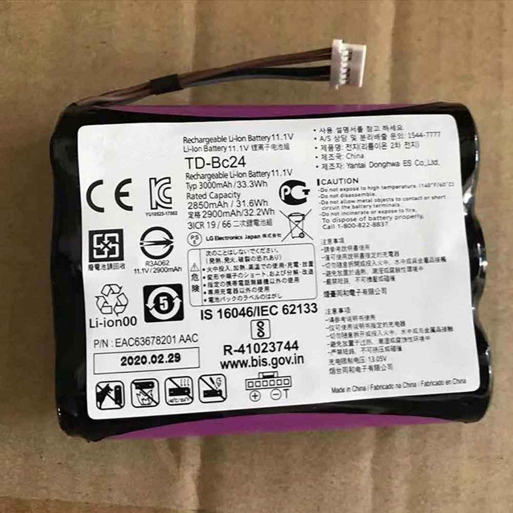 Batterie pour LG TD-Bc24LG