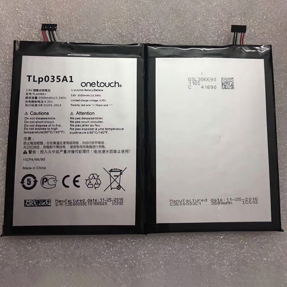Batterie pour ALCATEL TLP035A1