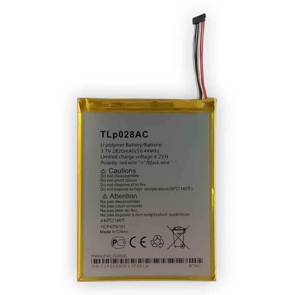 Batterie pour TCL TLp028AC
