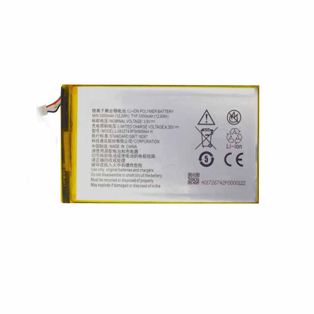 Batterie pour ZTE Li3832T43P3h965844-H